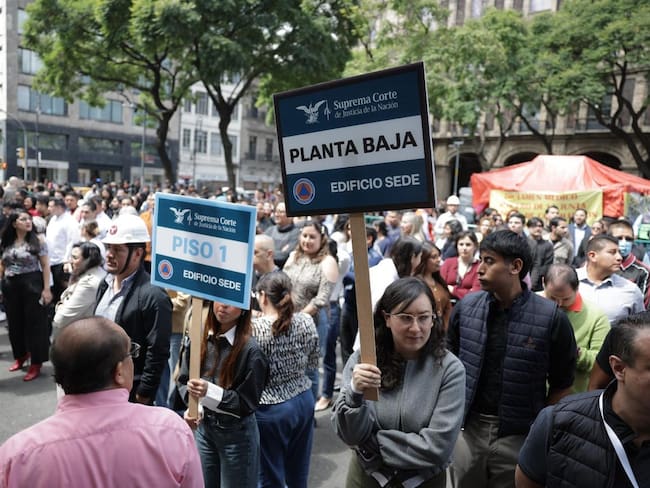 Simulacro Nacional 2026: Suprema Corte evacúa a 2 mil 61 personas en seis inmuebles
