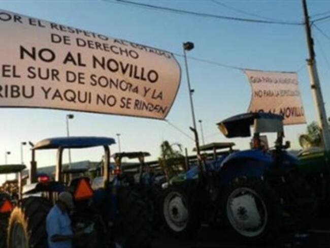 Yaquis levantan bloqueo en carretera federal por acueducto