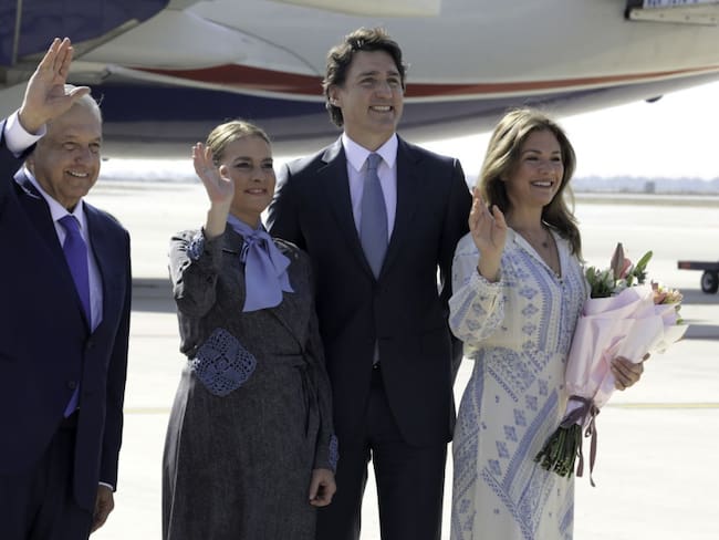 Llega a México primer ministro de Canadá Justin Trudeau