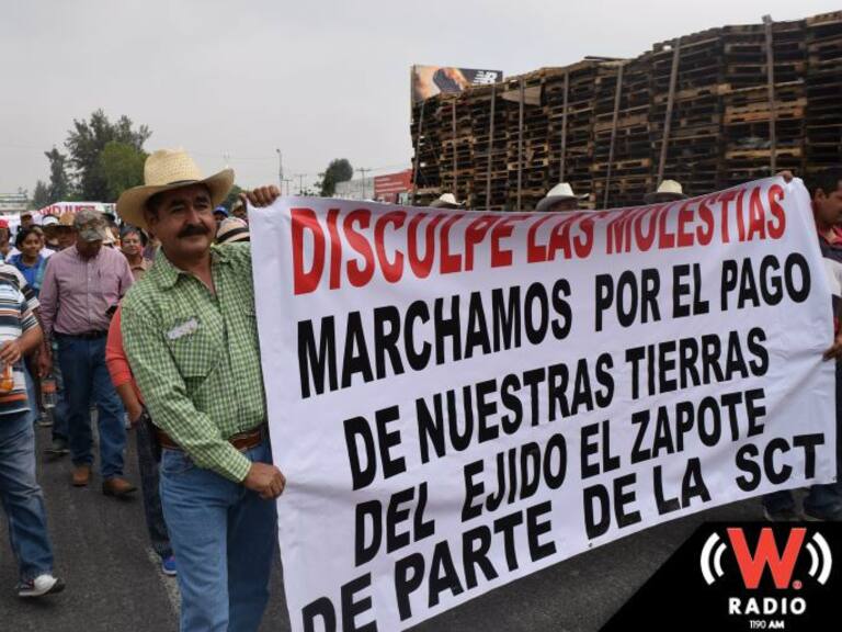 Ejidatarios de El Zapote volverán a manifestarse en el Aeropuerto
