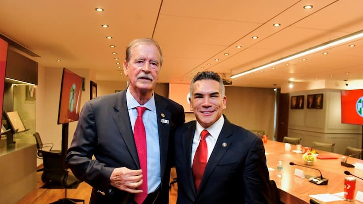 “Alito” Moreno y Vicente Fox dialogan sobre alianzas rumbo a 2027