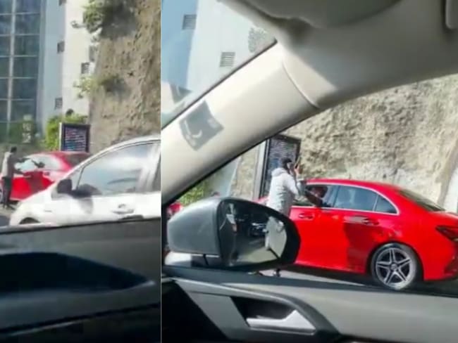 Asaltan con pistola a automovilista sobre Tamarindos en Santa Fe | VIDEO