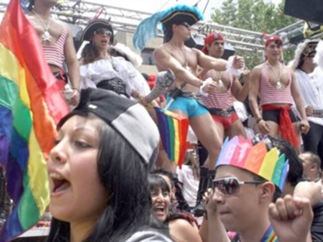 Marcha lésbicogay. Édgar Mendoza, organizador