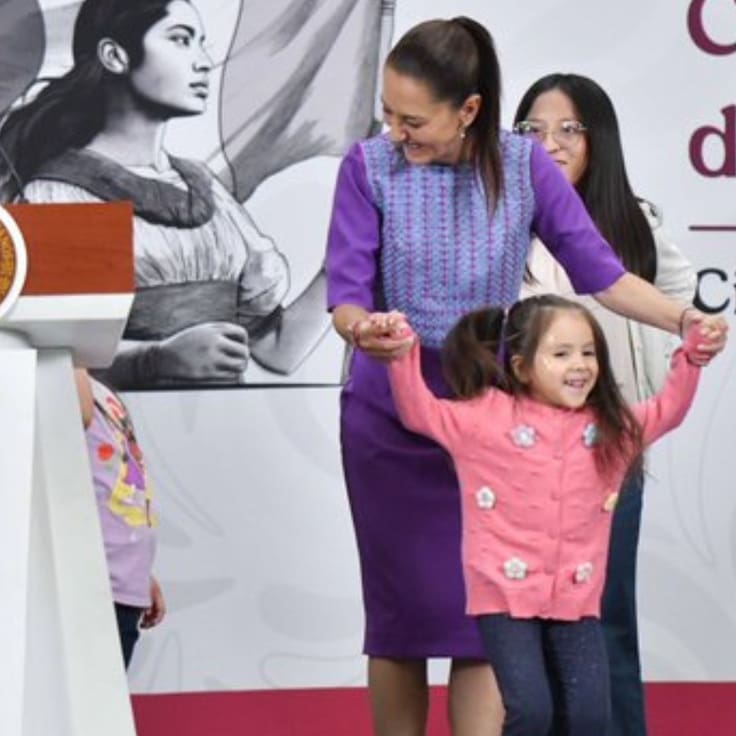 Sheinbaum festeja Día del Niño con baile, mensaje y nuevos apoyos para estudiantes | VIDEO