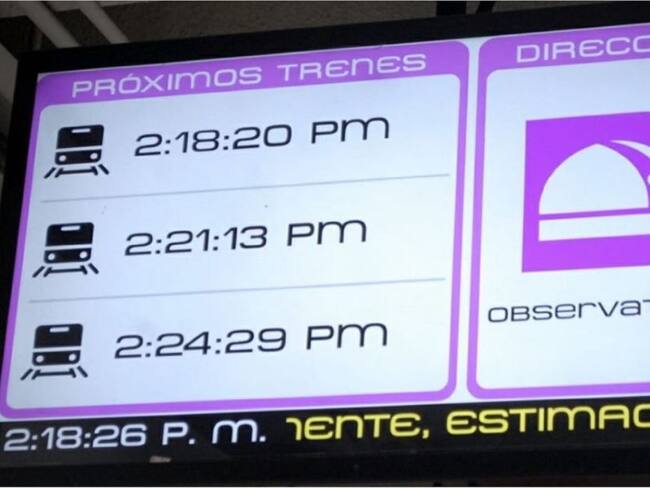 No es Suiza es el metro de la CDMX