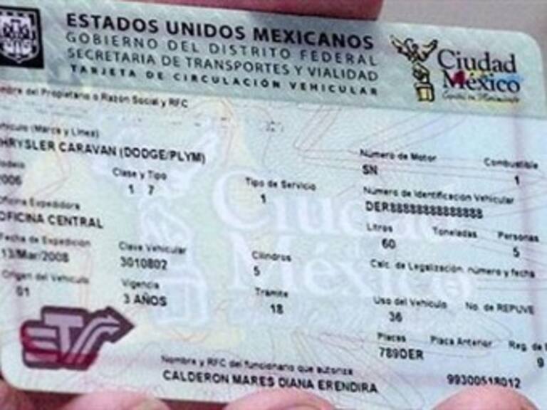 Lo que debes saber para renovar la tarjeta de circulación con chip