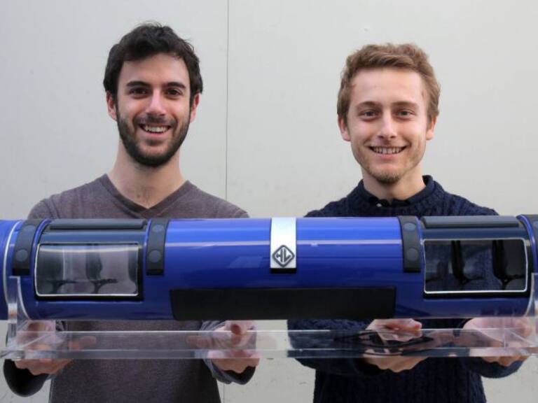 Universitarios españoles diseñan el tren que ‘vuela’ a 1.000 km/h