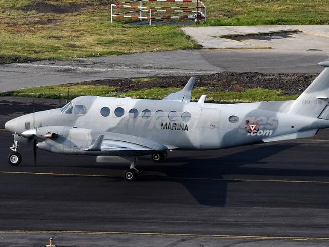 ¿Cómo es el avión de la Marina de México que se estrelló en Galveston, Texas?