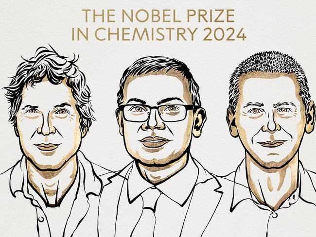 David Baker, Demis Hassabis y John Jumper se llevan el Premio Nobel de Química 2024