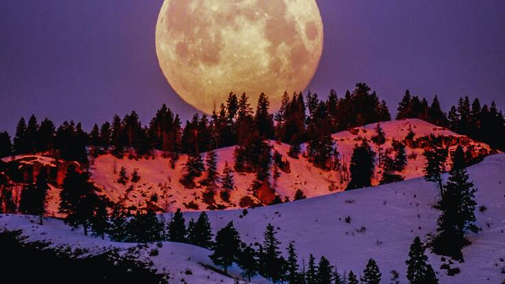 No olvides mirar al cielo: Luna de nieve febrero 2024