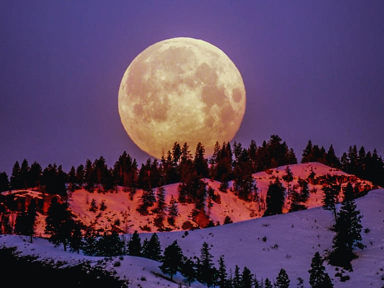 No olvides mirar al cielo Luna de nieve febrero 2024