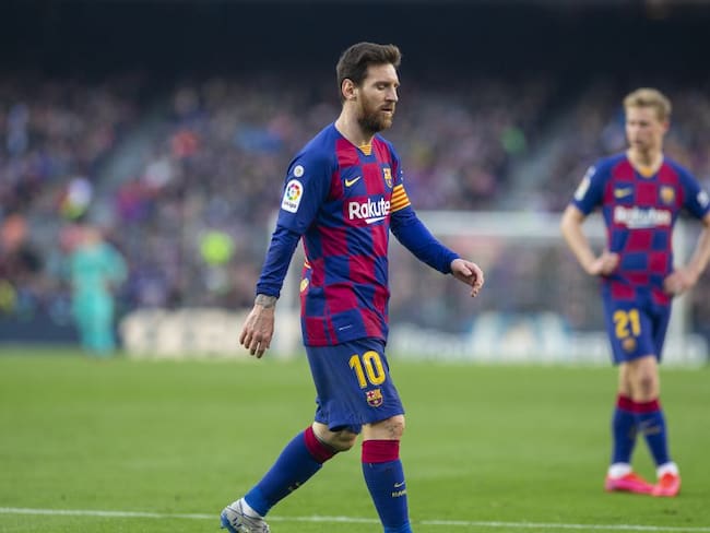 Lionel Messi no entrenó con el Barcelona