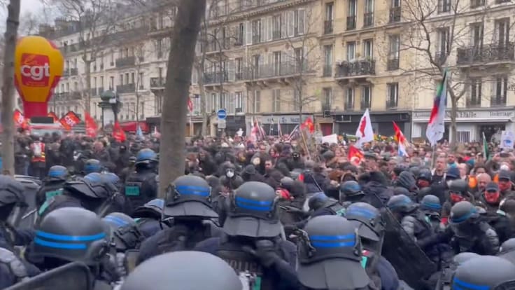 Ola de manifestaciones continuará en Francia