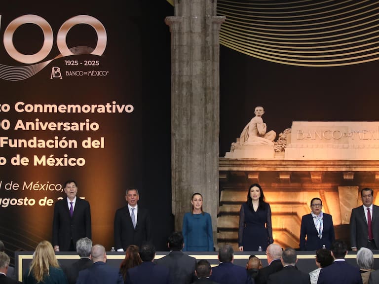 El Banco de México ha sido guardián de estabilidad y garante de nuestra soberanía económica, afirmó la presidenta Claudia Sheinbaum. FOTO: GRACIELA LÓPEZ/CUARTOSCURO.COM