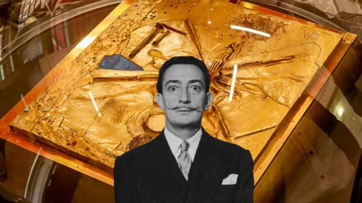 Roban pieza única de Salvador Dalí en museo de Francia; pesa 150 kilos