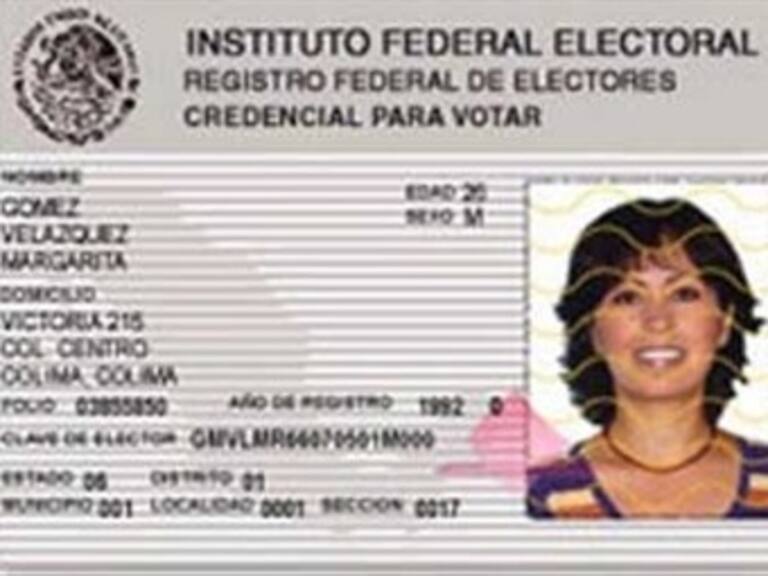 Visible, dirección en credencial de elector: IFE