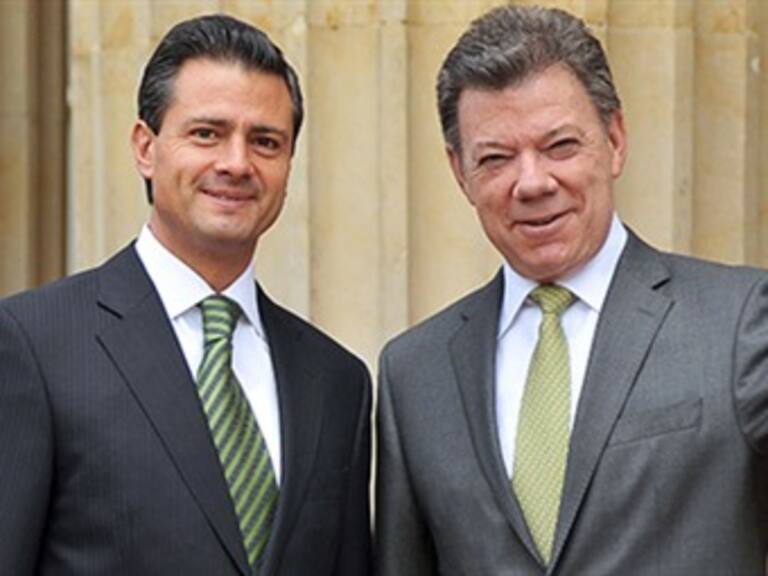 Felicita Peña Nieto a presidente electo de Colombia