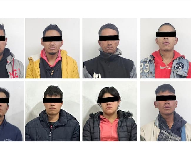 GN y SSC aseguran a 10 integrantes de una banda de narcomenudistas en Iztapalapa