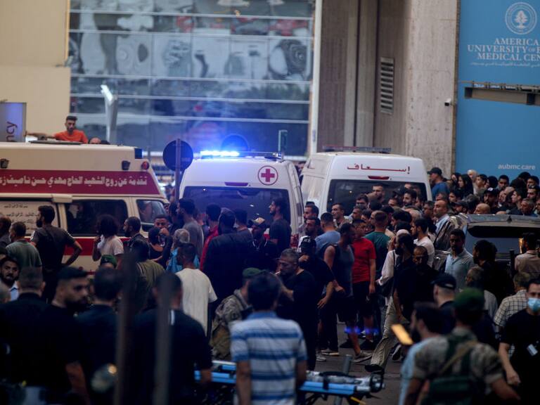Hospitales del Líbano atienden a cerca de 1 mil 800 personas de las cerca de 2 mil 750 víctimas, resultado de un ataque a dispositivos de localización.