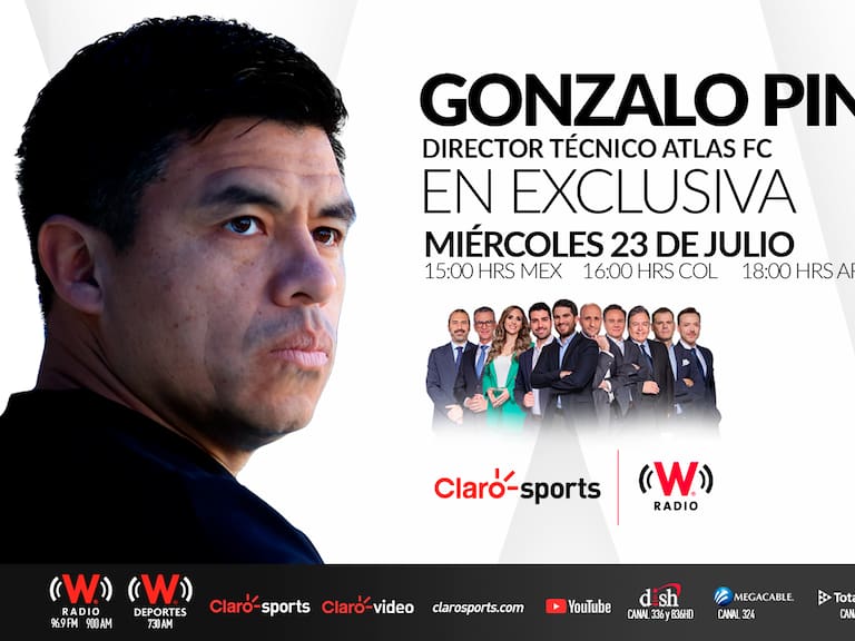 Gonzalo Pineda, EN EXCLUSIVA en Claro en W; Ahora, EN VIVO Por W Radio
