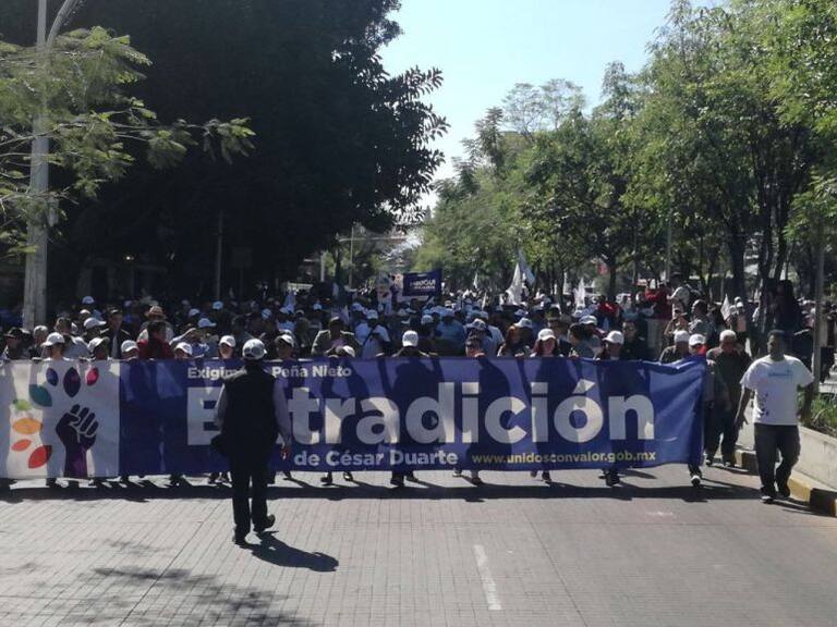 Caravana por la dignidad llegó a Jalisco