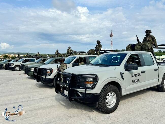 Envía Marina y Sedena elementos para fortalecer seguridad en Colima