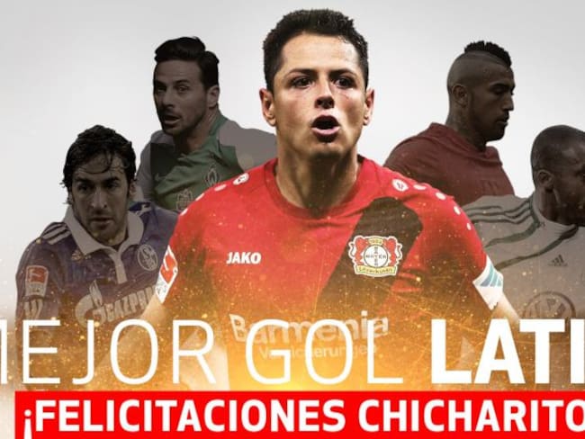 El mejor gol latino en la Bundesliga de Alemania es obra del Chicharito