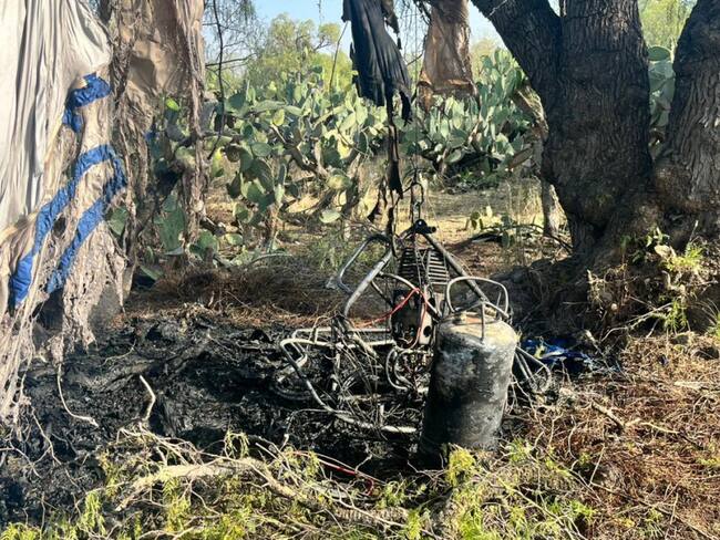 Víctima de incendio de globo en Teotihuacán queda en la orfandad