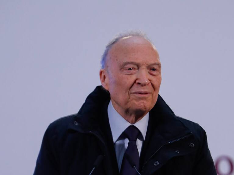 El fiscal General de la República Alejandro Gertz Manero participó en la conferencia matutina en materia de seguridad desde Palacio Nacional. FOTO: GALO CAÑAS/CUARTOSCURO.COM