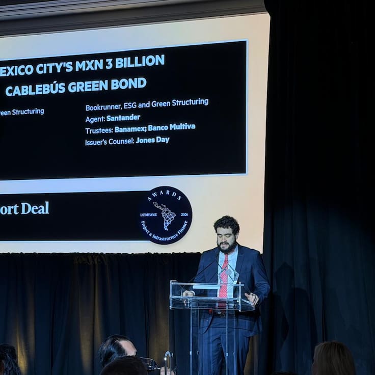 CDMX gana Premio Internacional por Bono Verde enfocado en el financiamiento del Cablebús