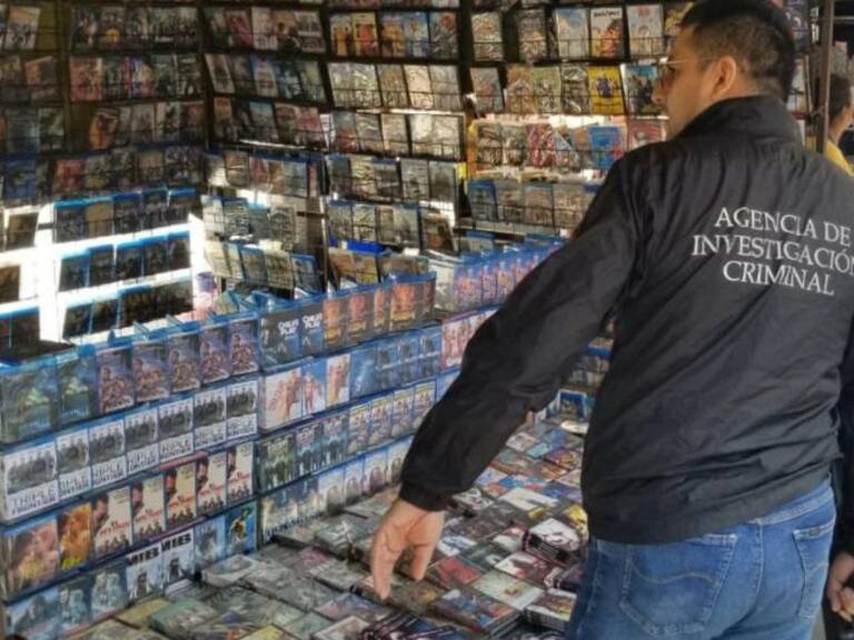 Decomisan 28 mil discos pirata tras operativo en Guadalajara