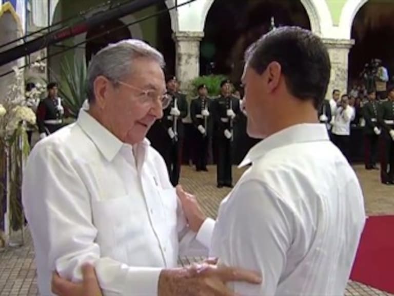 Alistan EPN y Raúl Castro encuentro bilateral