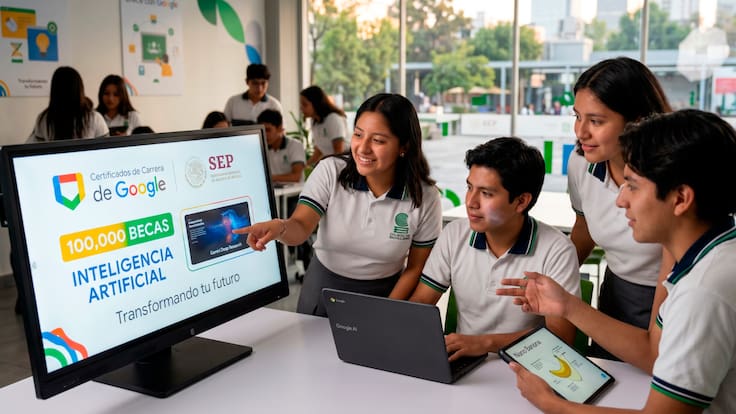 Google y la SEP impulsan el talento joven: 100,000 becas para el futuro digital en México
