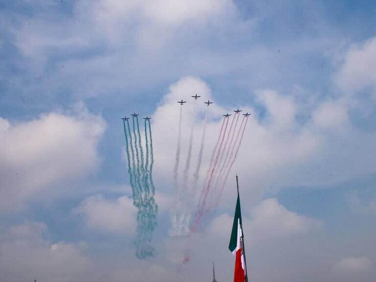 Así se vive el desfile militar 2024 en el Zócalo de la CDMX