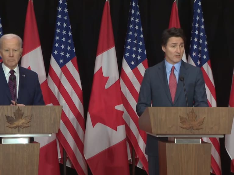 En conferencia de prensa, Joe Biden y Justin Trudeau dieron a conocer los detalles del pacto en materia de migración