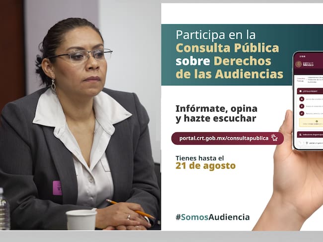 Nos interesa escuchar sobre todo a las audiencias en la consulta sobre sus derechos: CRT