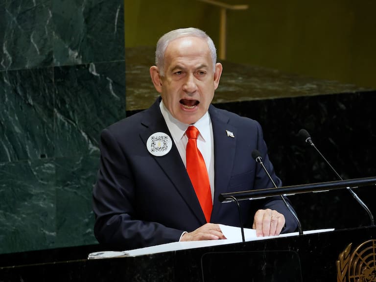 Mx -Netanyahu busca negociar con Líbano sin detener la guerra contra Hezbolá (Photo by Taylor Hill/Getty Images)