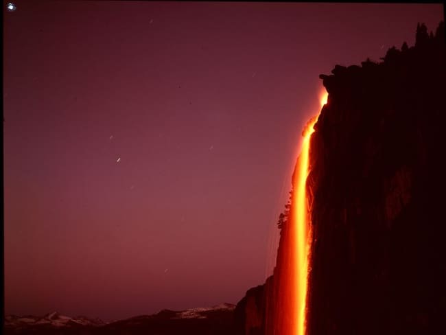 VIDEO: La increíble &quot;Cascada de fuego&quot;, del Parque Yosemite
