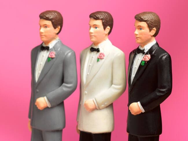 Matrimonio poliamoroso: 3 hombres se casan en Aguascalientes con gran boda