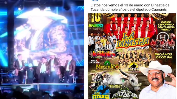 Diputado de Morena celebra cumpleaños con jaripeo y concierto en Morelos