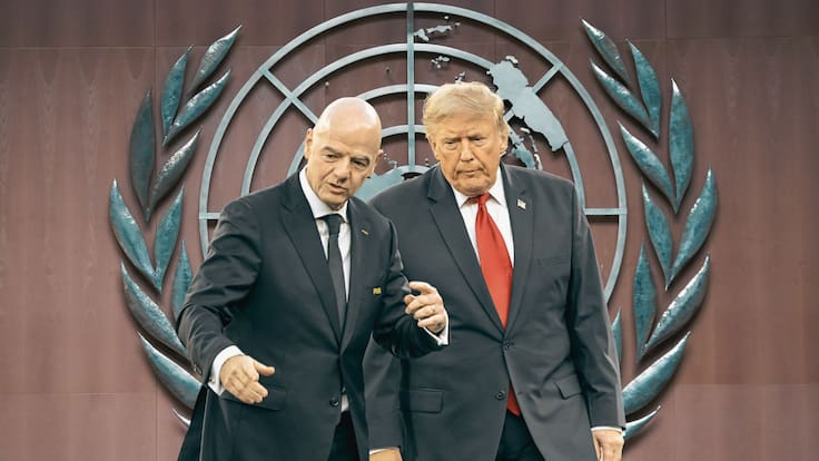 Donald Trump quiere a Infantino dirigiendo a la ONU; así impulsaría su candidatura