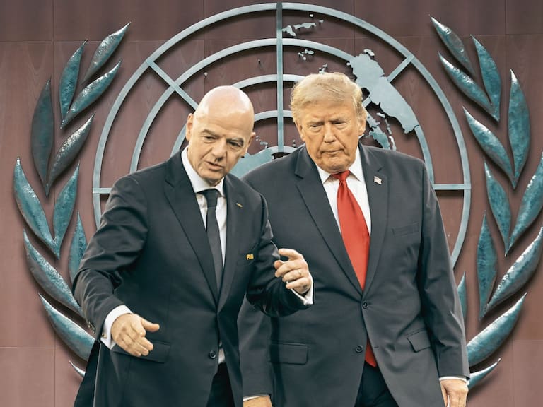 Trump quiere a Infantino al frente de la ONU. Getty Images