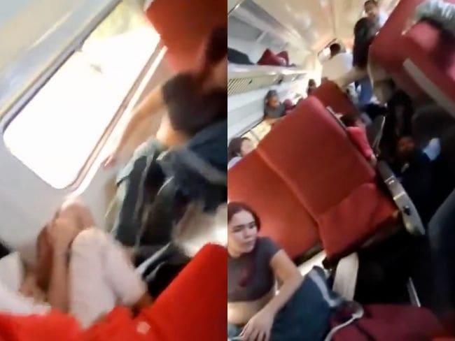 Descarrilamiento en Oaxaca: revelan video de pasajeros pidiendo auxilio luego de volcar un vagón del Tren Interoceánico