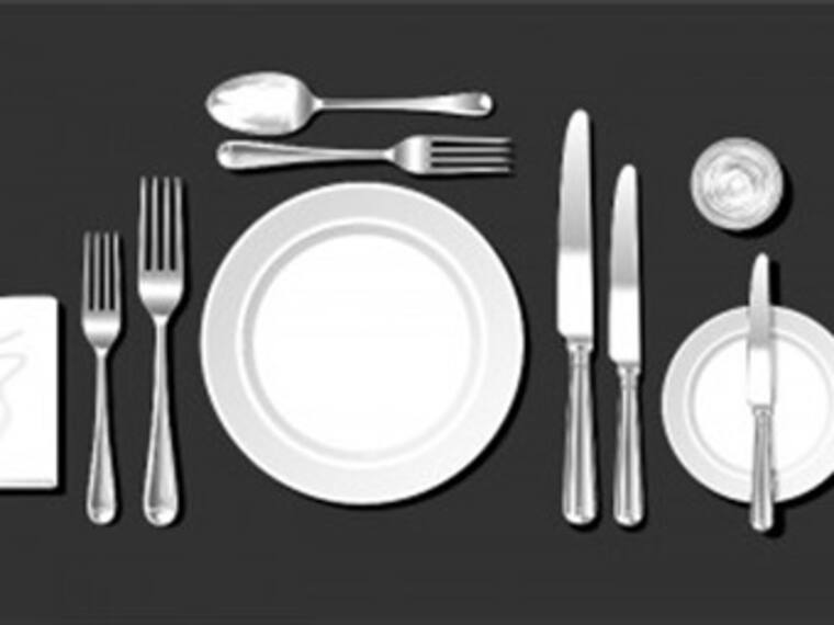 Aprende la etiqueta que existe en el arreglo de mesa