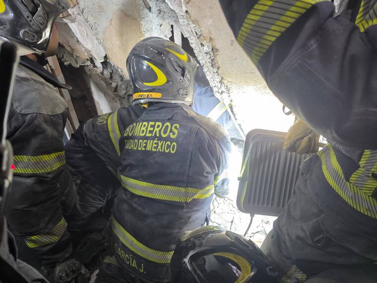 Reporte sobre el edificio colapsado en Calzada Tlalpan.