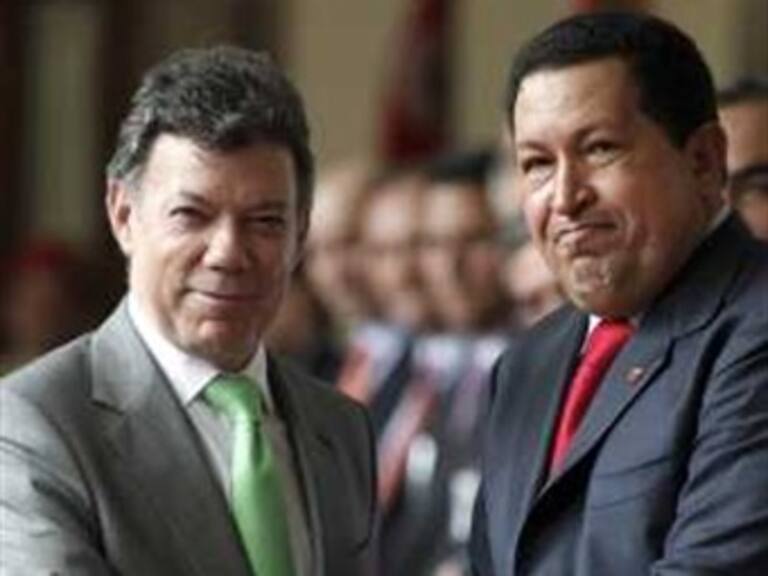 Se reúne Santos con Chávez en Cartagena