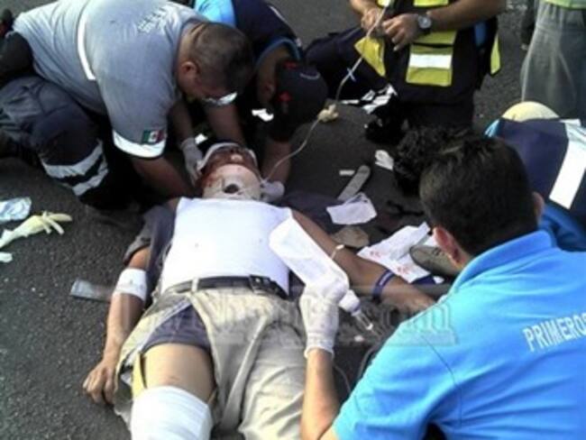 Deja 18 heridos choque de autobús en Atlanta