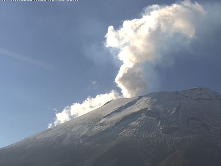 Semáforo de Alerta Volcánica del Popocatépetl está en Amarillo Fase 2