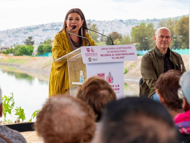 Brugada anuncia inversión en obras hidráulicas para evitar inundaciones en CDMX