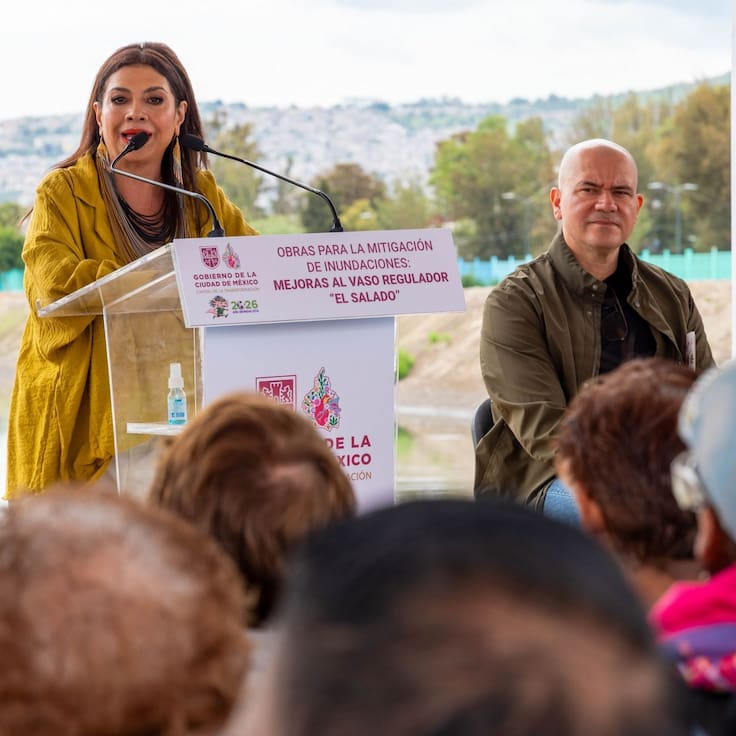 Brugada anuncia inversión en obras hidráulicas para evitar inundaciones en CDMX